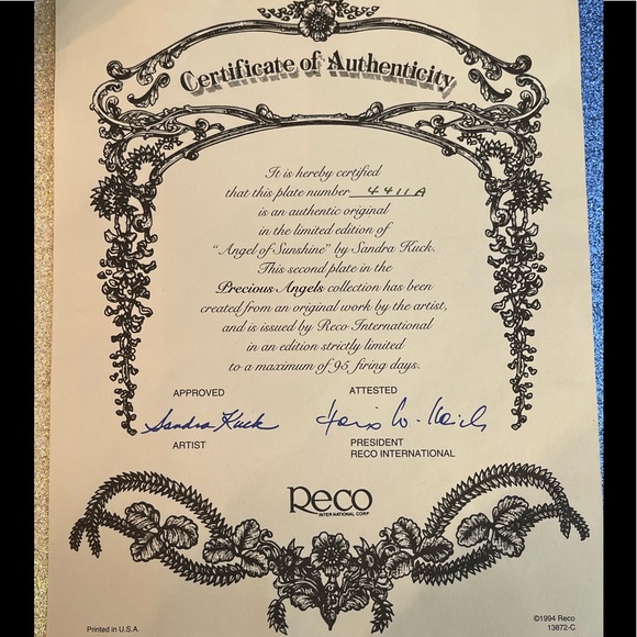 Vintage Collector Plate - Picture 9 of 9